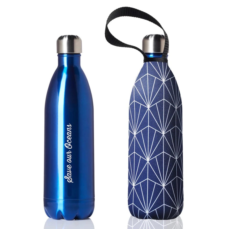 PlanetBox 18 oz Stainless Steel Water Bottle Blue