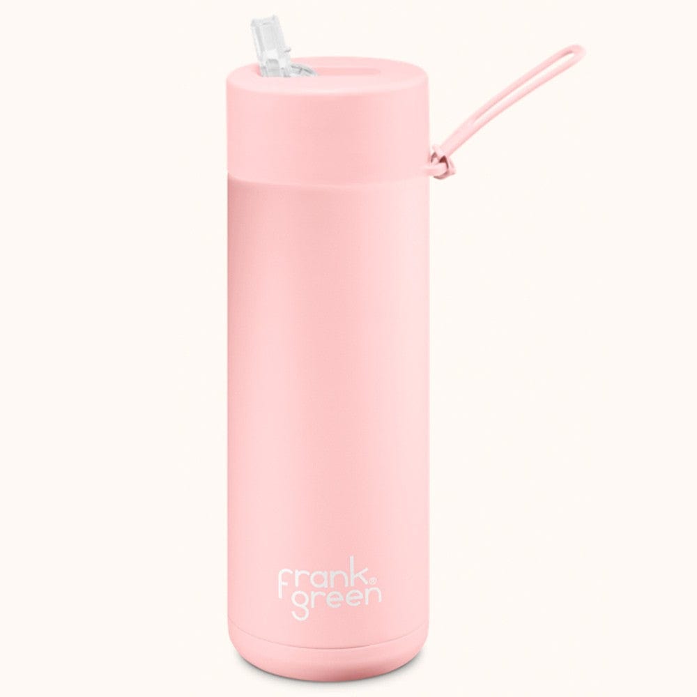 Official Frank Green Reusable Ceramic Bottle 1L in Sky Blue at