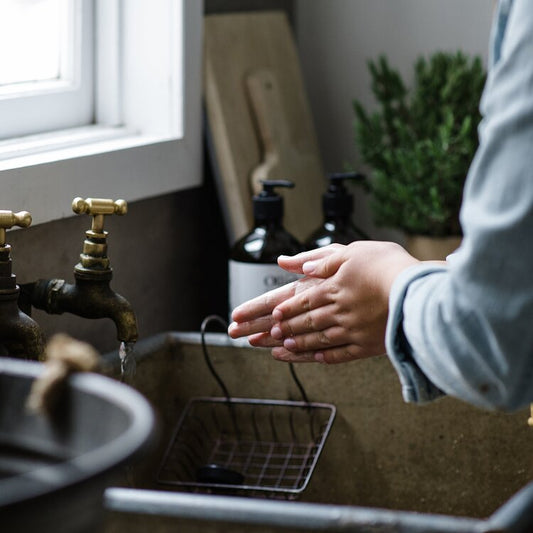 How to avoid red, irritated skin from hand washing!