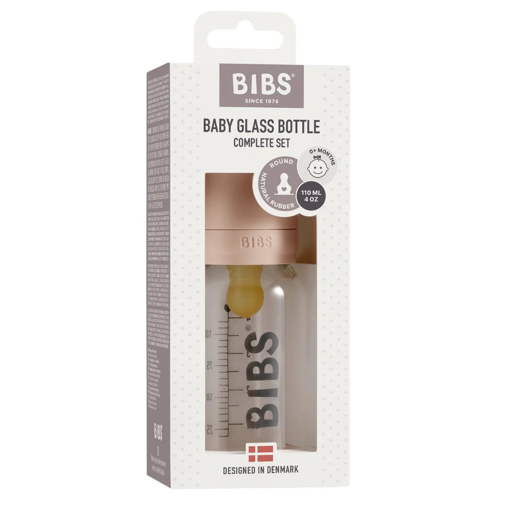 Bibs Glass Baby Bottle Set 110ml