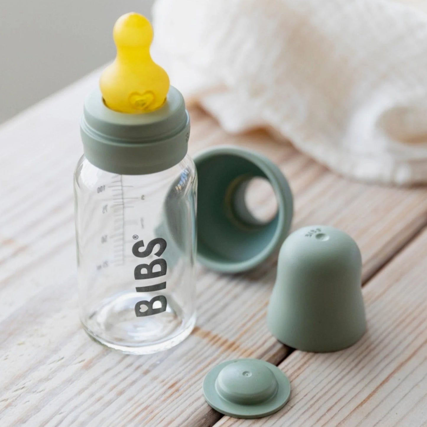 Bibs Glass Baby Bottle Set 110ml