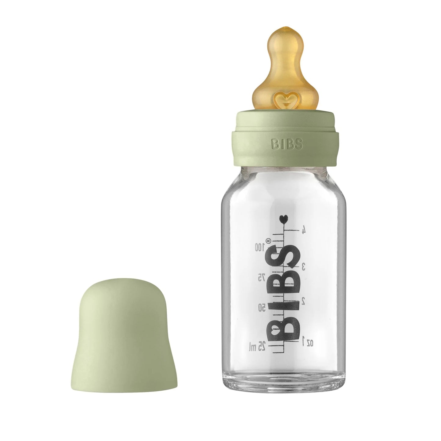 Bibs Glass Baby Bottle Set 110ml