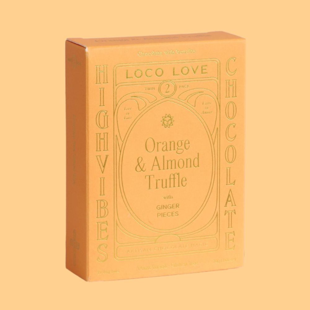 Loco Love Twin Pack 60g - Almond and Orange Truffle