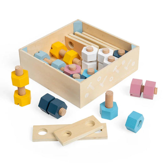 Bigjigs Toys Crate of Nuts & Bolts