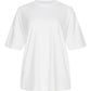 Organic Cotton Drop Shoulder Tee - White