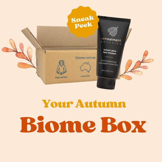 Biome Box: AUTUMN 25 - Australia's only palm oil free, vegan lifestyle box