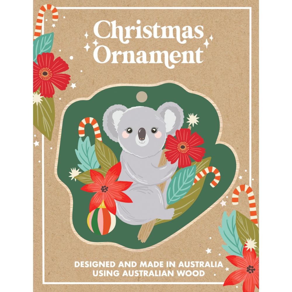 Aero Images Single Decoration - Christmas Koala