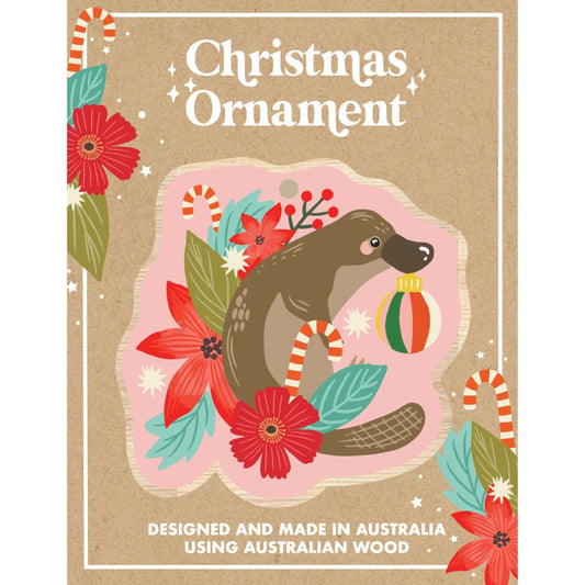 Aero Images Single Decoration - Christmas Platypus