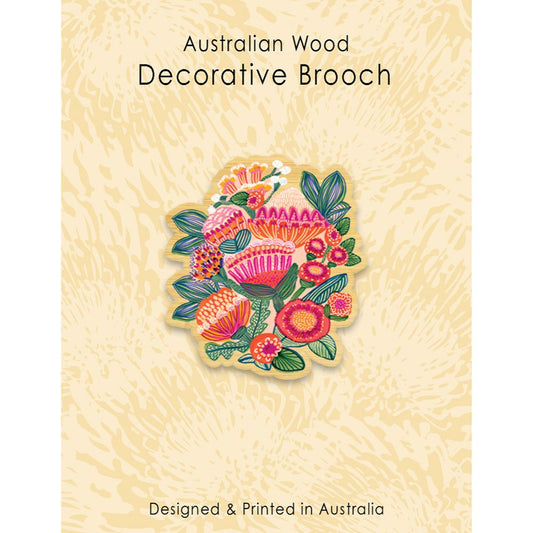 Aero Decorative Brooch - Aussie Native Flowers