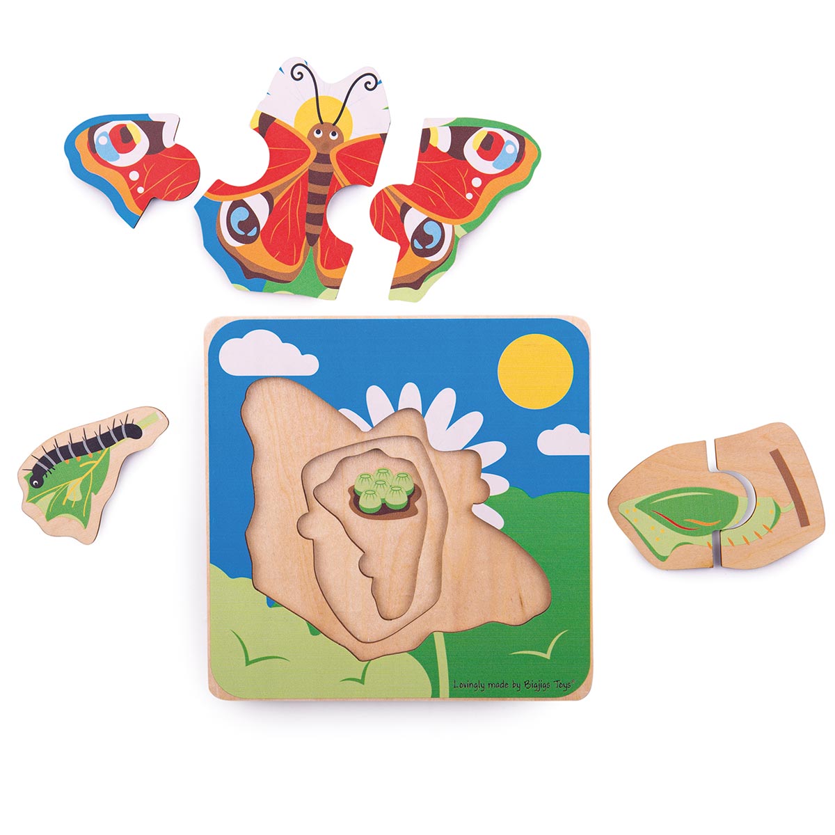 Bigjigs Toys Lifecycle Puzzle Butterfly