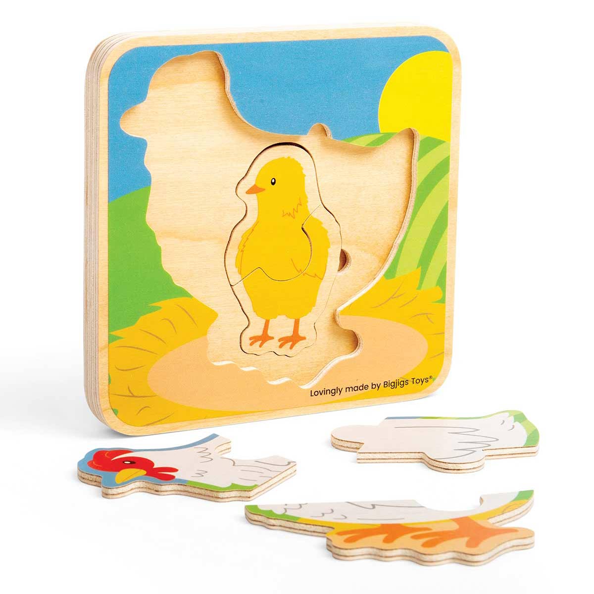 Bigjigs Toys Lifecycle Puzzle Chicken