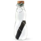 Black + Blum Glass Water Bottle 650ml with Charcoal Stick on Coil