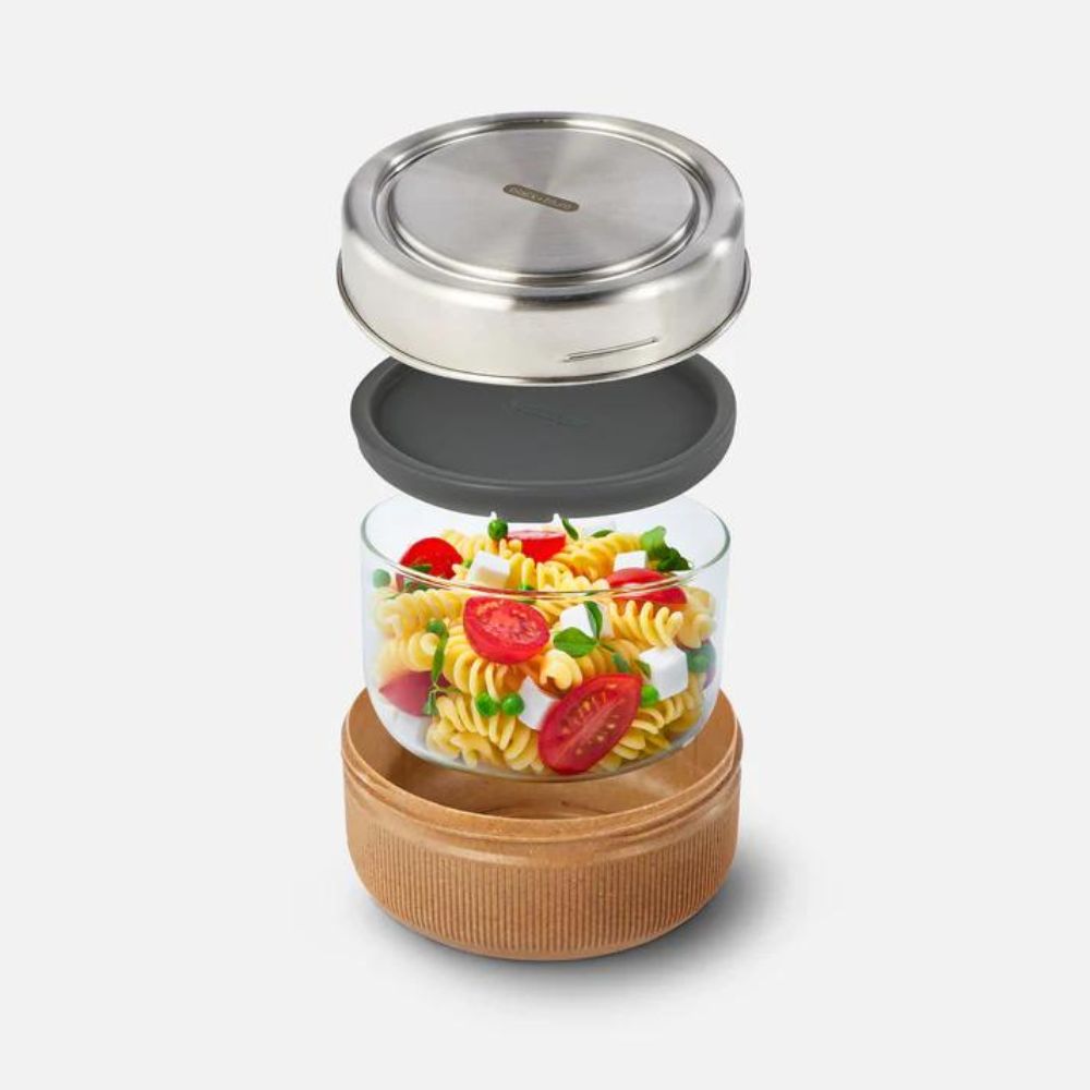 Black + Blum Glass Lunch Bowl 750ml - Almond