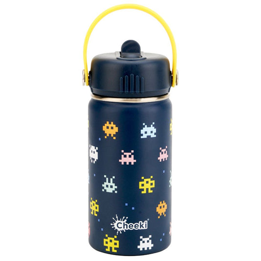 Cheeki Insulated Little Adventurer Kids Water Bottles 400ml - Arcade