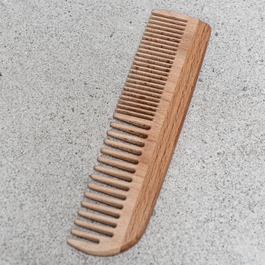 Wooden Wide & Fine Comb