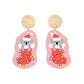 Aero Images Wooden Christmas Earrings - Koala