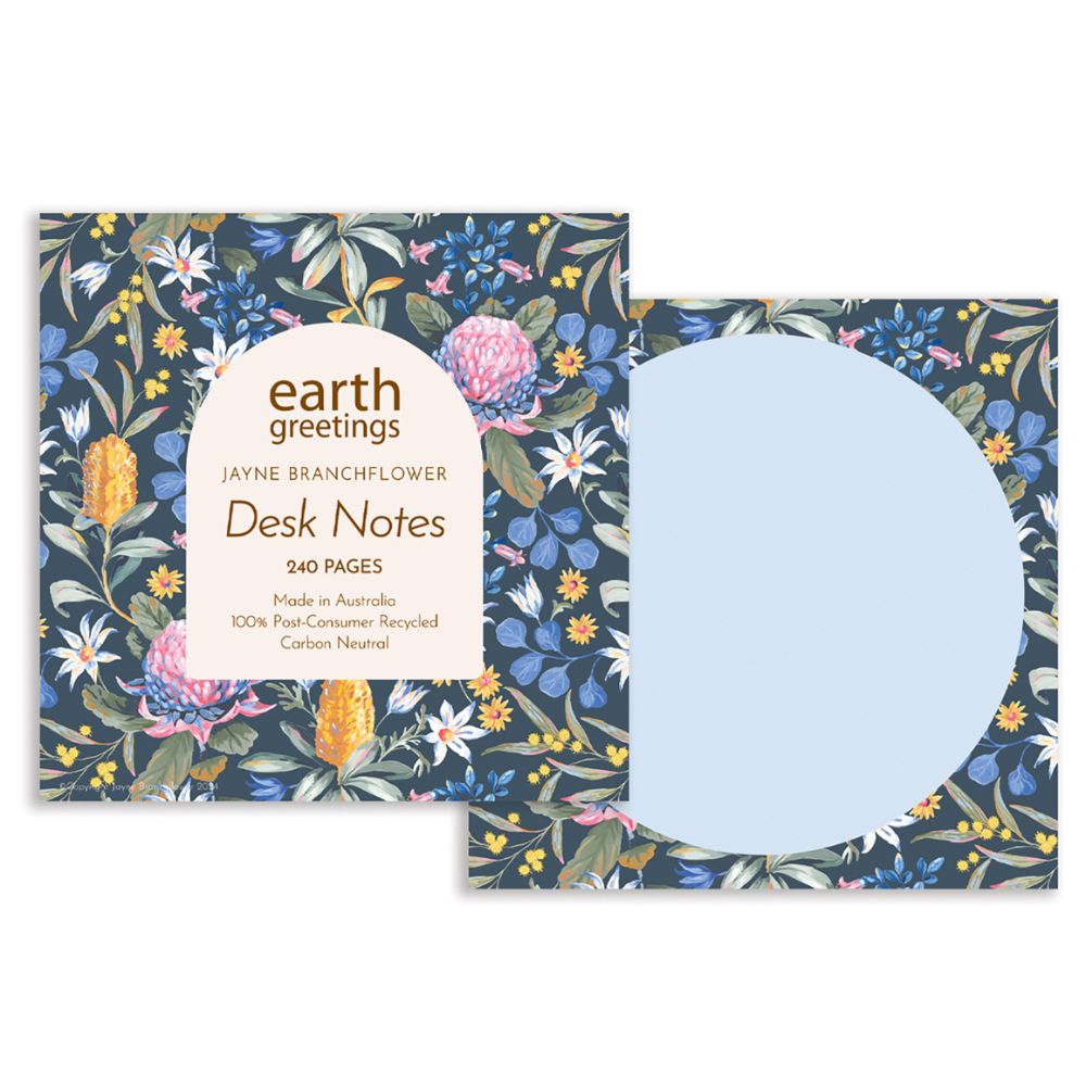 Earth Greetings Desk Notes - Bushwalk