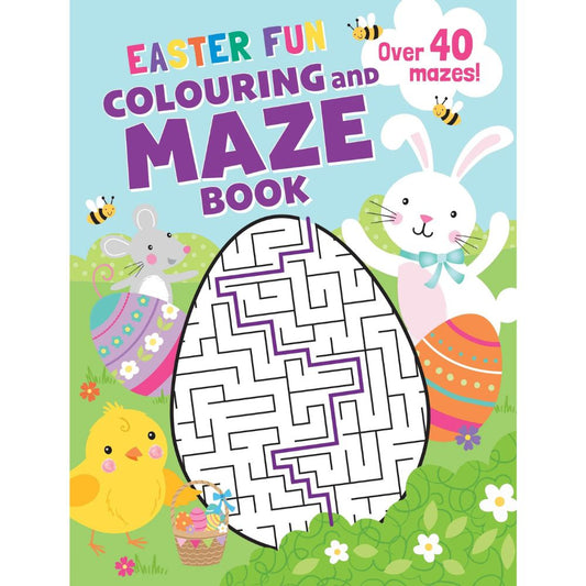 Colouring & Maze - Easter Fun