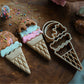 Eco Cutter Set - Ice Cream Cones (set of four)