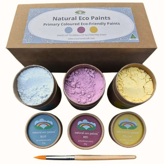 Eco Art And Craft Natural Primary Colour - 3 paint colours