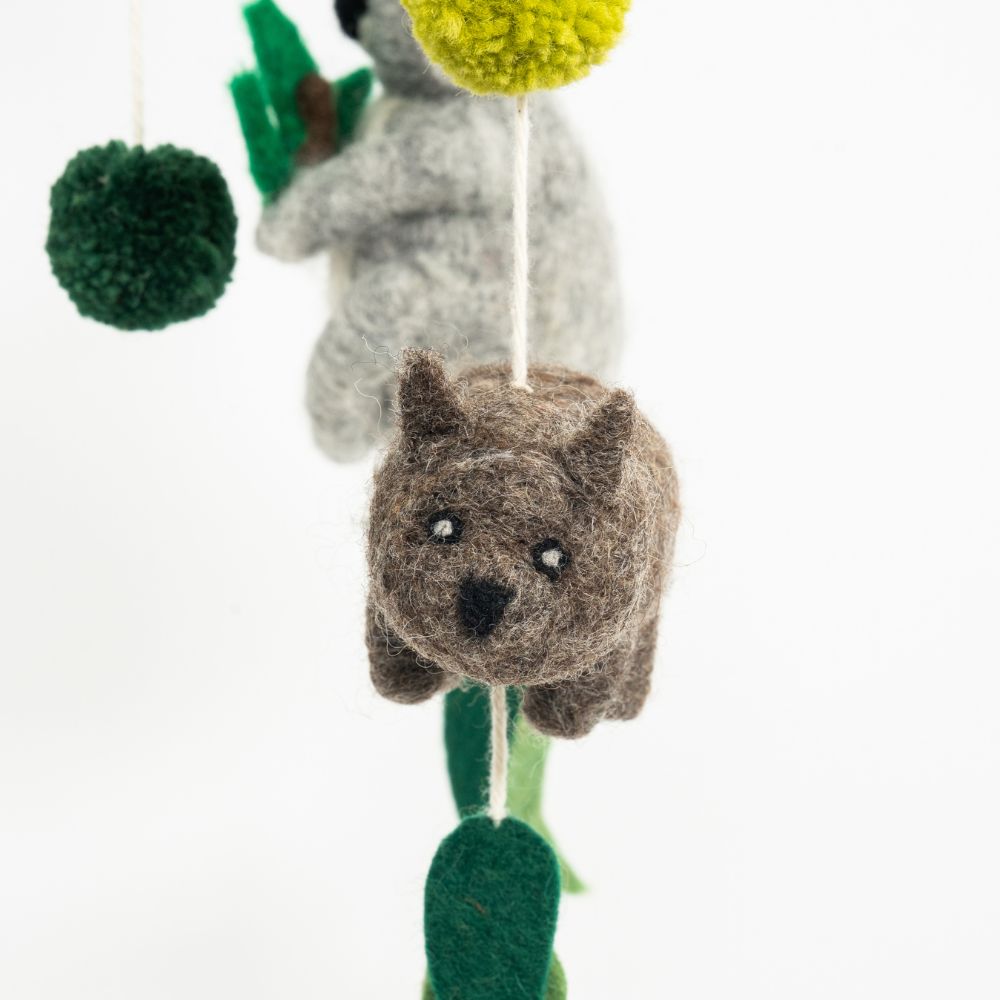 Felt Hanging Mobile - Australian Animals