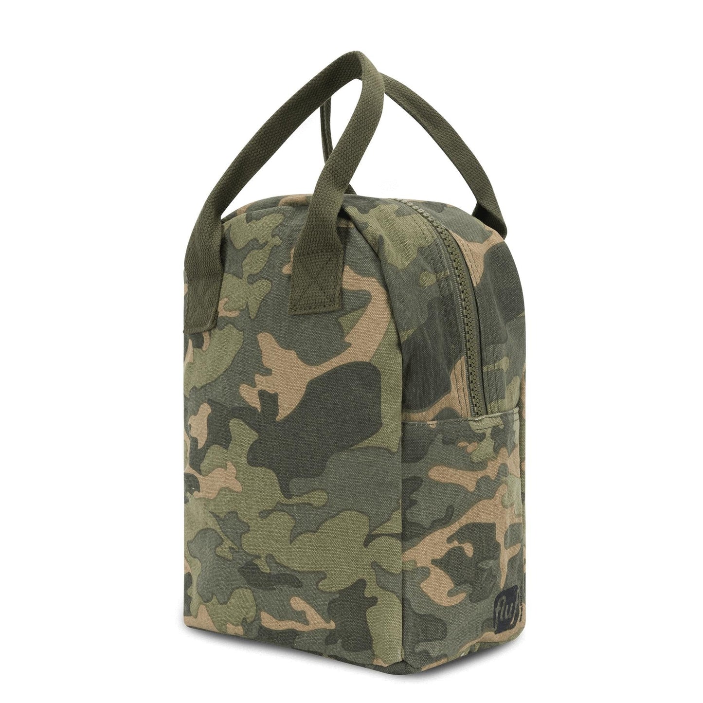 Fluf Zipper Lunch Bag - Camo