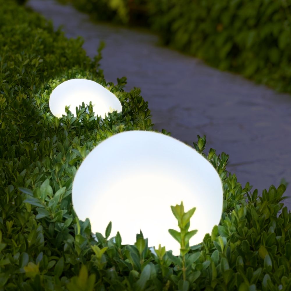 Lumina Solar Glass Pebble - Captivating & Mesmerizing