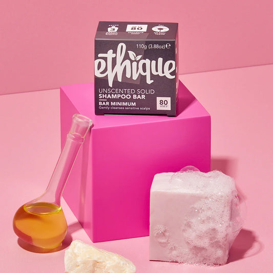 Ethique Solid Shampoo Bar Unscented 110g- Bar Minimum