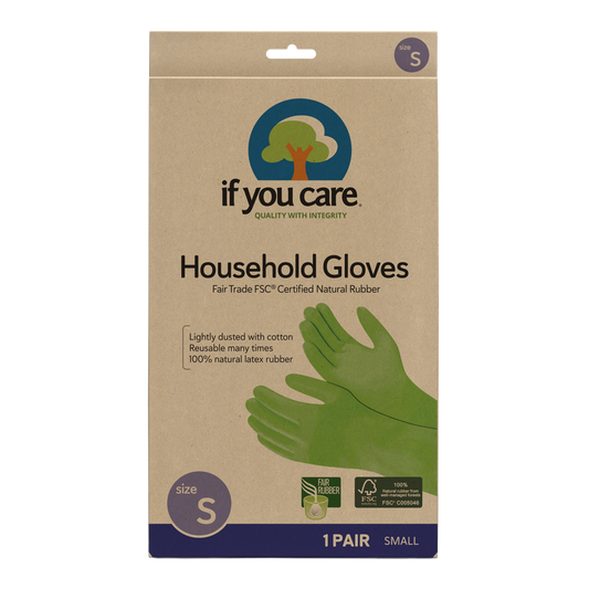 If You Care Reusable FSC Certifed Rubber Gloves - Small