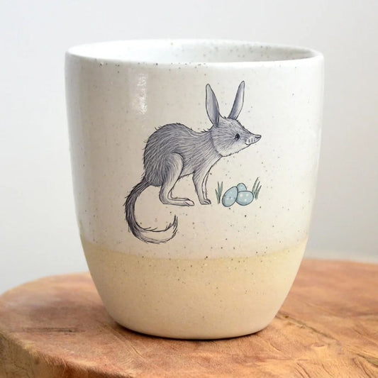 Kim Wallace Ceramic Cup 12oz - Renee Treml Easter Bilby