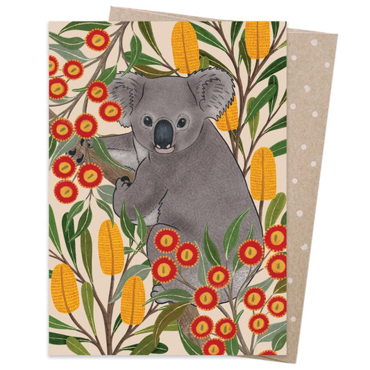 Earth Greetings Card - Koala Country
