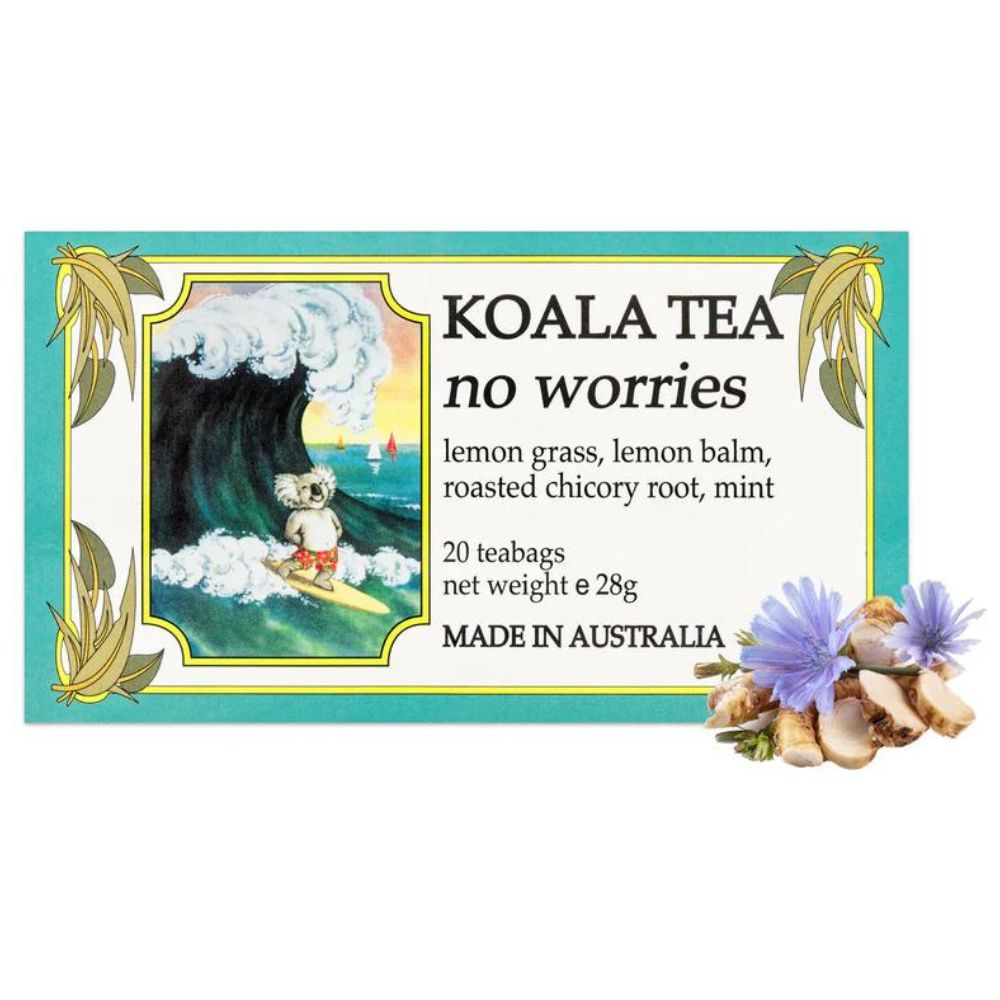 Koala Tea Organic Tea Bags Koala Design (20 Pack) - No Worries