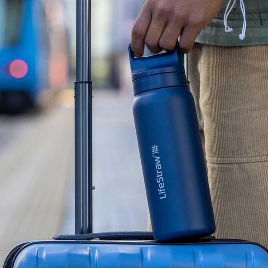 LifeStraw Go 2.0 Stainless Steel Water Filter Bottle 700ml