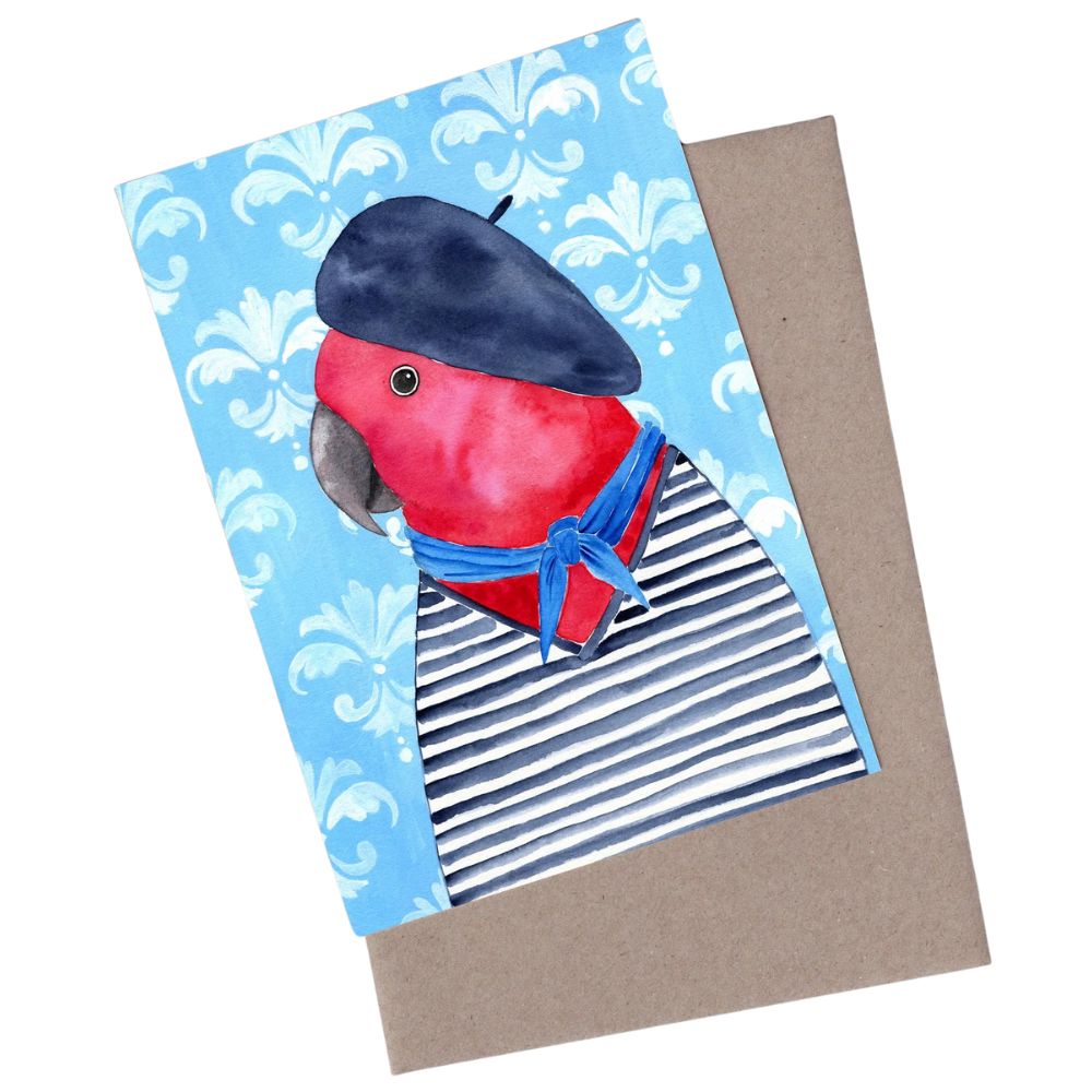 Little Rowan Redhead Greeting Card - Fabienne