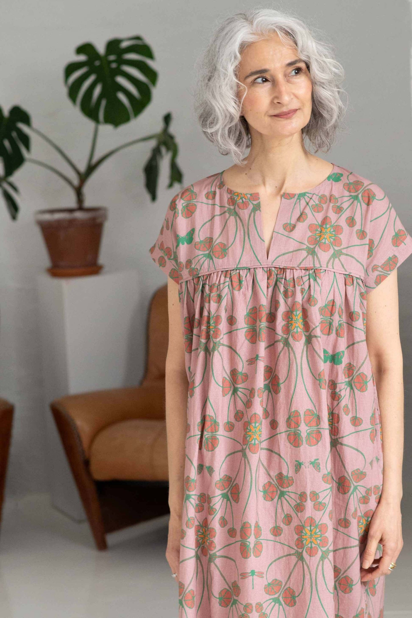 Lazybones Organic Cotton Mila Dress - Terra