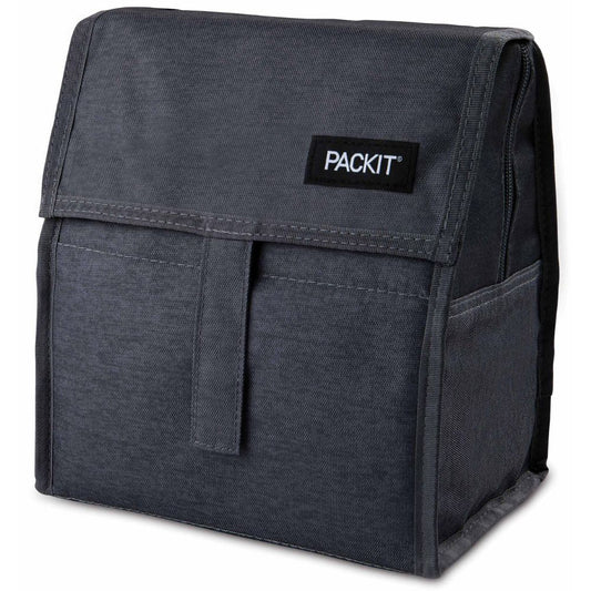 PackIt Freezable Insulated Lunch Bag - City Charcoal