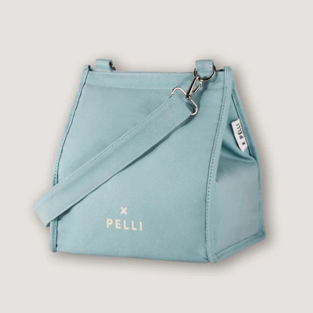 Pelli Crossbody Waxed Canvas Insulated Lunch Bag