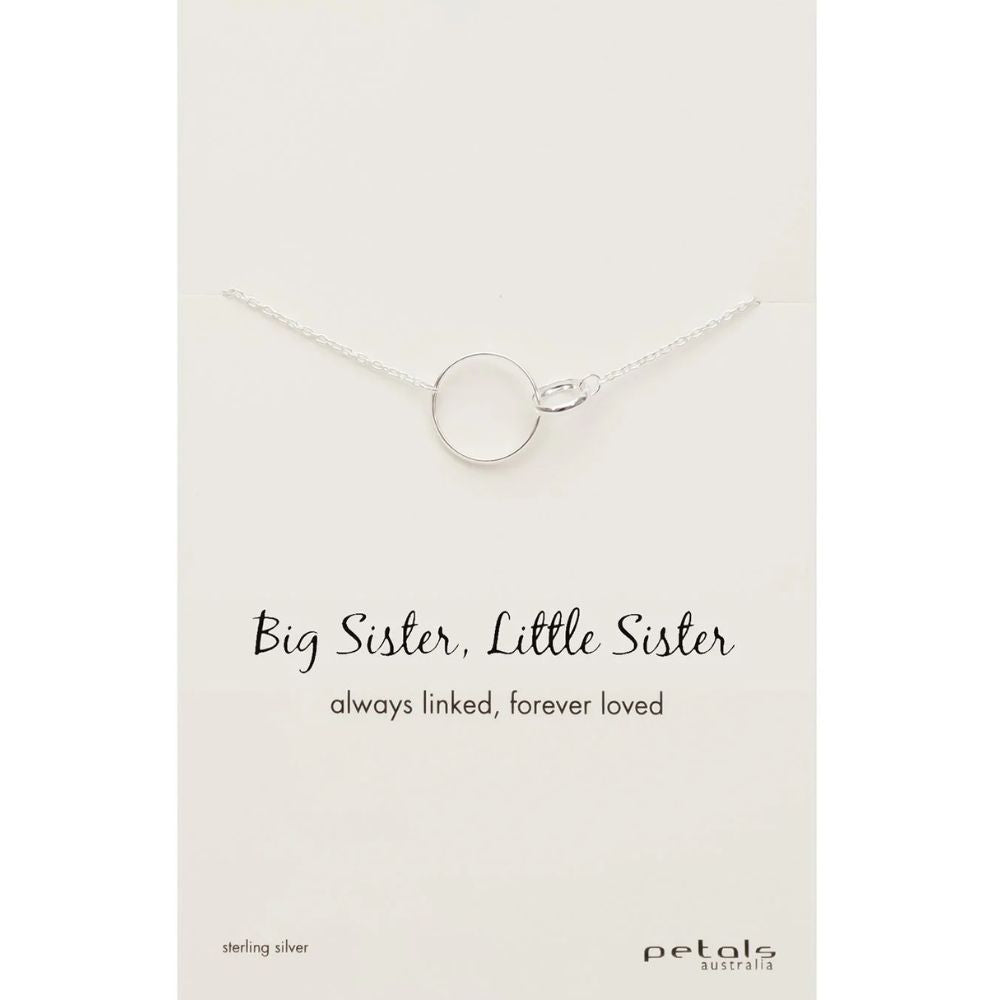 Petals Big Sister Little Sister Necklace