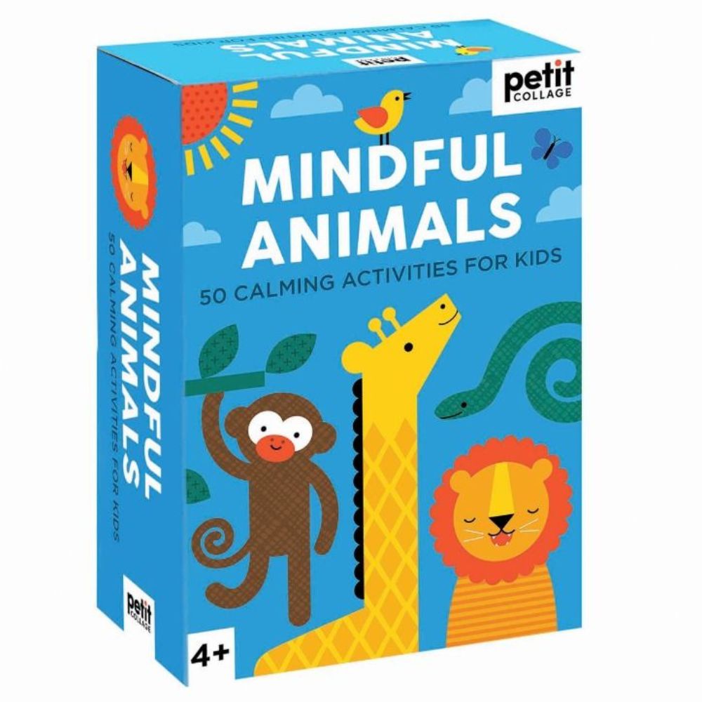 Petit Collage Mindful Animals - Calming Activity Cards Multi-Coloured