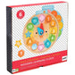 Petit Collage Multi-Language Learning Clock Puzzle Multi-Coloured