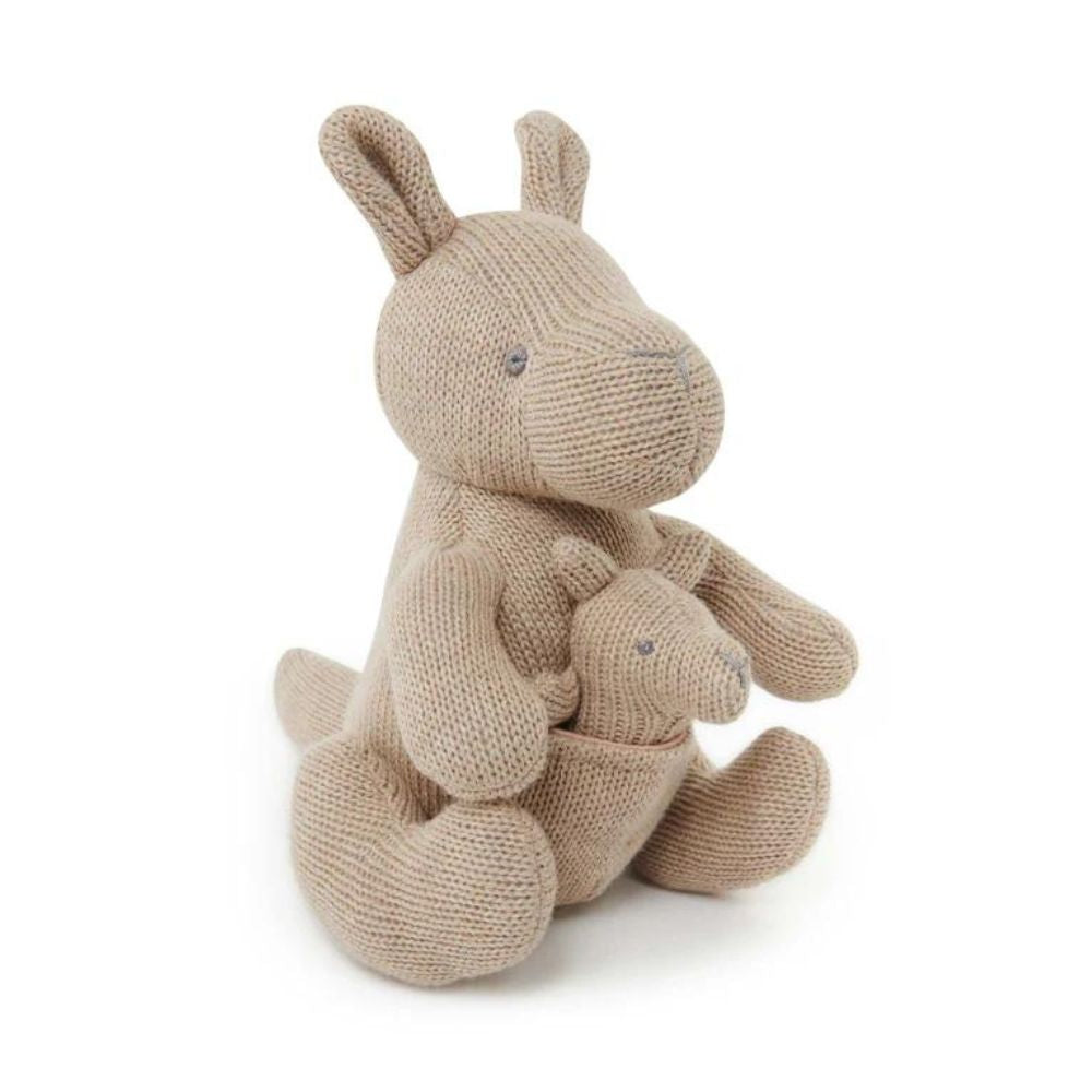 Purebaby Knitted Kangaroo Toy Camel