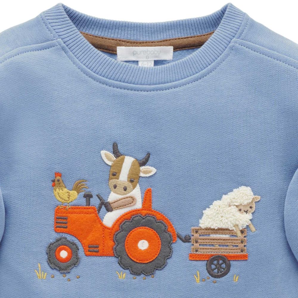 Purebaby Tractor Windcheater - Bluestone