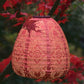 Lumina Outdoor LED Solar Lantern - Red Dome