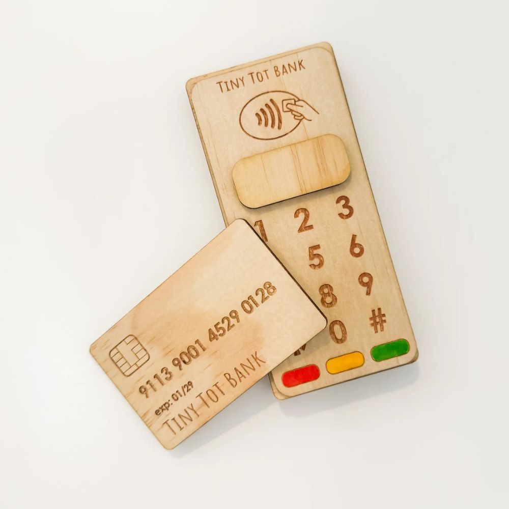 Bandicute Wooden Play Eftpos Machine