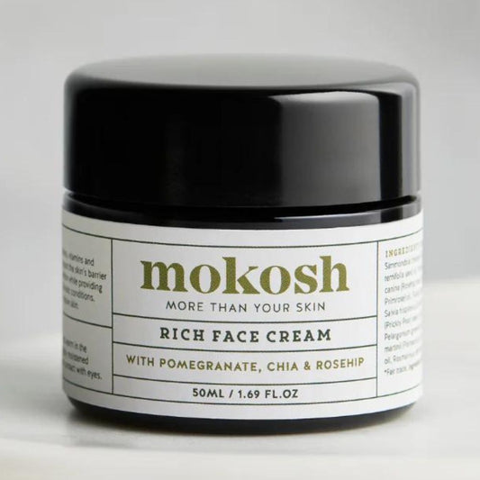 Mokosh Rich Face Cream 50ml - Pomegranate, Chia & Rosehip