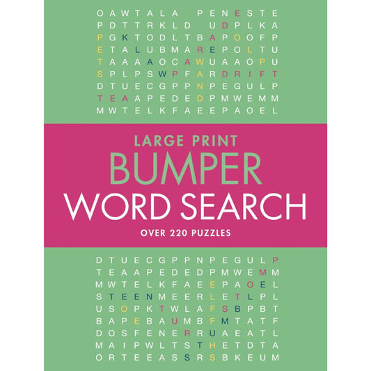 Large Print Bumper Word Search Puzzle Book