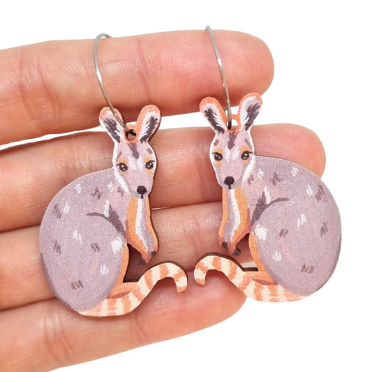 Pixie Nut and Co Wallaby Hoop Earrings