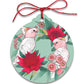 Earth Greetings Christmas Gift Tags - Pink Cockatoo Wreath 8pk