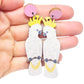 Pixie Nut and Co White Cockatoo Earrings