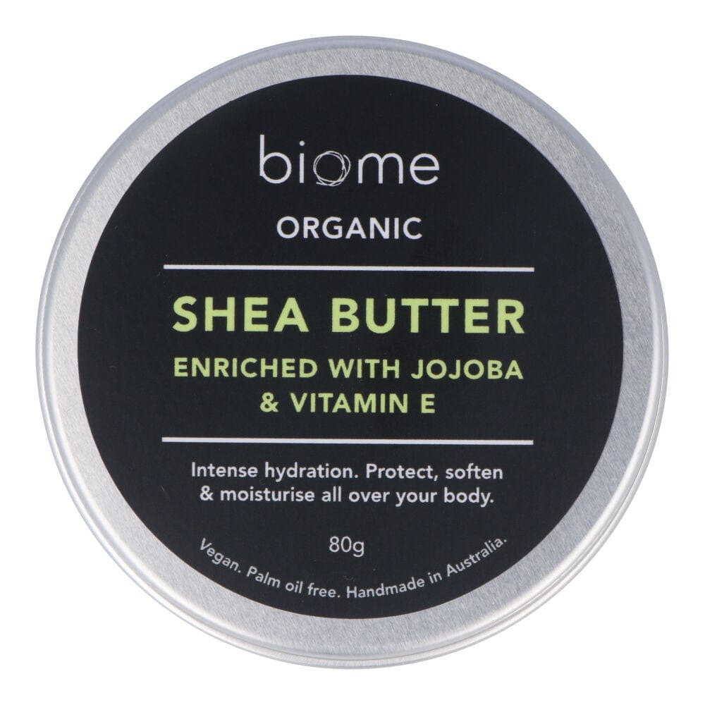 Biome Organic Shea Butter Enriched with Jojoba and Vitamin E 80g